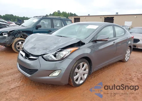 2013 Hyundai Elantra Limited из США, поврежденный, VIN 5NPDH4AE6DH278342